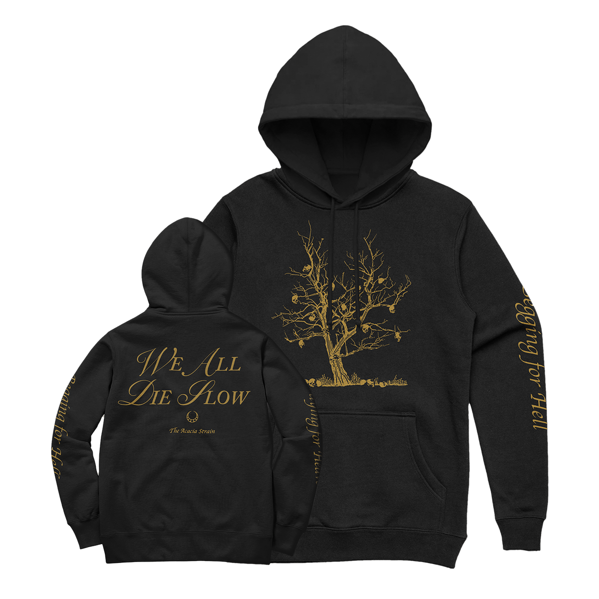 Sweat-shirt à Capuche (Hoodie) The Acacia Strain Tour Logo - Unisexe Toutes Tailles - Neuf Avec étiquettes